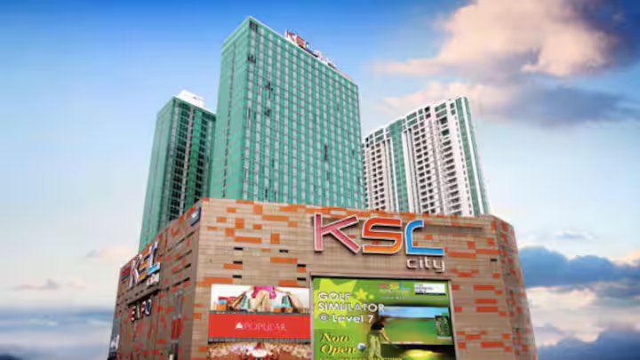 KSL City Mall and KSL D'Esplanade towers in Johor Bahru city centre